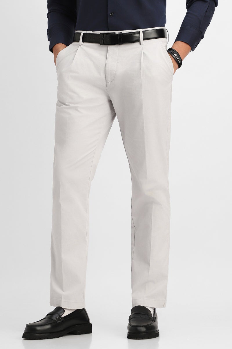 SNITCH Pleated Stretch Chinos - Image 1